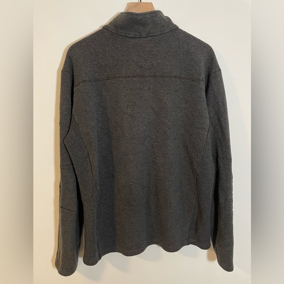 Kuhl Men's Interceptr 1/4 Zip Fleece Jacket Sweater Gray Size XL Soft Comfort - Picture 5 of 10